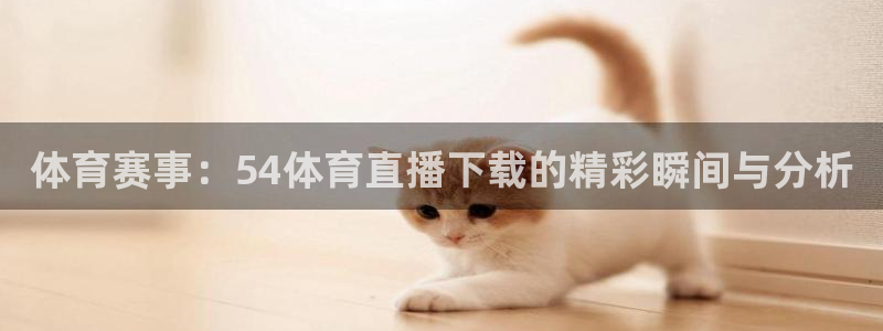 24直播网官网下载：体育赛事：54体育直播下载的精彩瞬间与分析